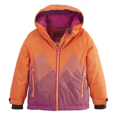 Killtec Winter Jacket KW 106 (windproof, waterproof, snow guard, PFC-free) neon orange toddlers